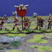 Human Hero, Standard Bearer & Retinue