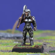 Female Warrior with Poleaxe