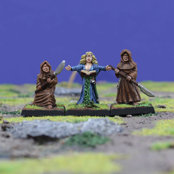 Human Enchantress & Bodyguards