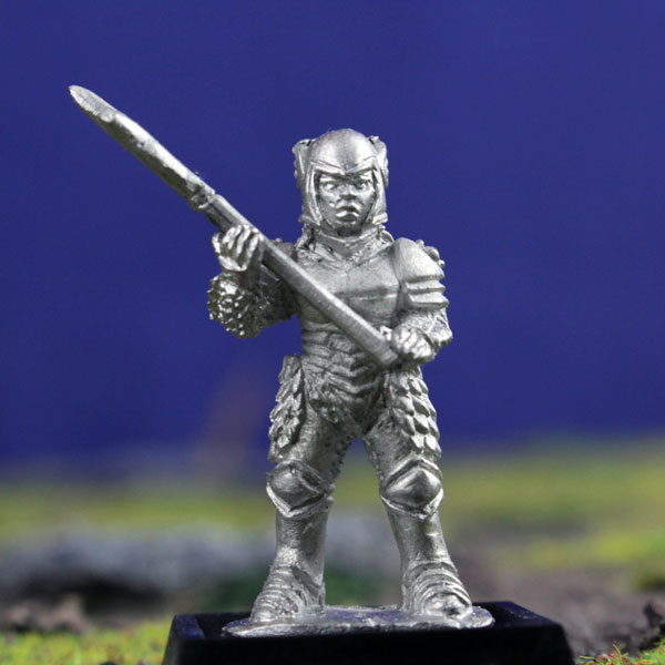 Female Elf with Halbard