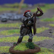 Female Orc Warrior 1 with Axe & Shield