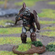 Male Orc Warrior 3 with Axe & Shield