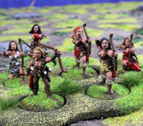 Human Warriors with Bows