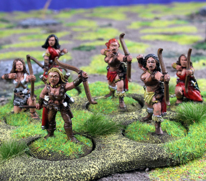 Human Warriors with Bows