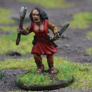 Female Warrior 1 with 2 Hand Weapons