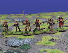 Human Warriors with Dual Hand Weapons