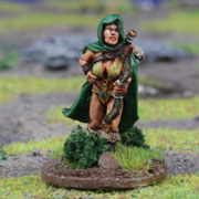 Female Elf Ranger 1 with Longbow