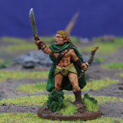 Male Elf Hero with Longbow and Hand Weapon